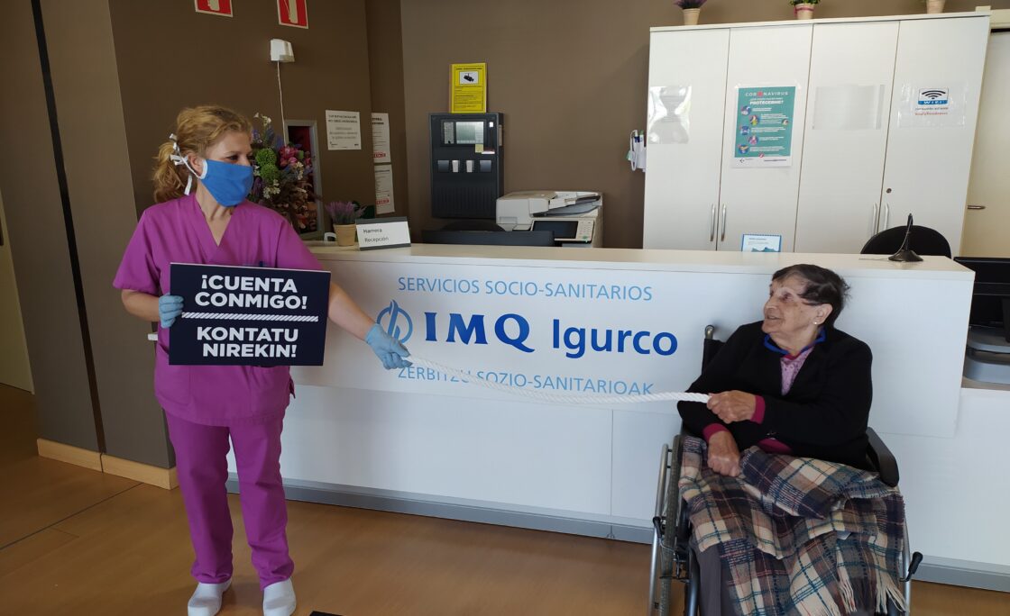 IMQ Igurco participa en una campaña para reconocer la labor de los profesionales responsables sociosanitarios