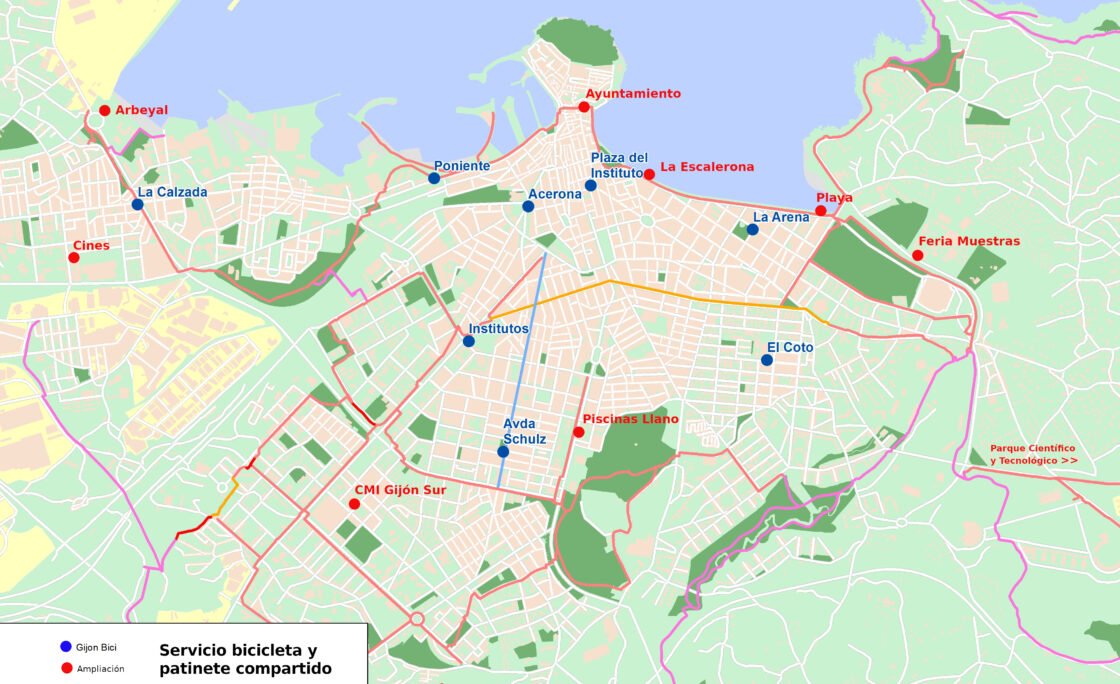 Gijón  priorizará la movilidad a pie y en bicicleta durante la desescalada