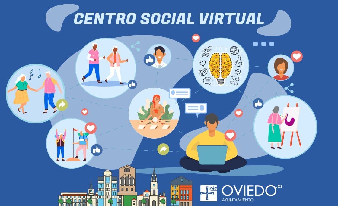 Suspensión de clases Centro social virtual de Oviedo, hasta el 11 de enero