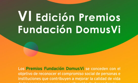 La Fundación DomusVi abre la inscripción de candidaturas para sus VI Premios