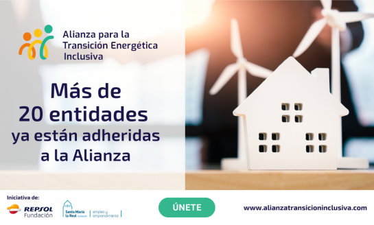 Más de 20 entidades se adhieren a la Alianza para la Transición Energética Inclusiva