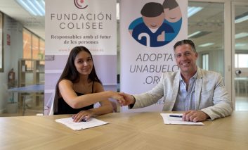 Fundación Colisée y Adopta Un Abuelo colaboran para prevenir la soledad