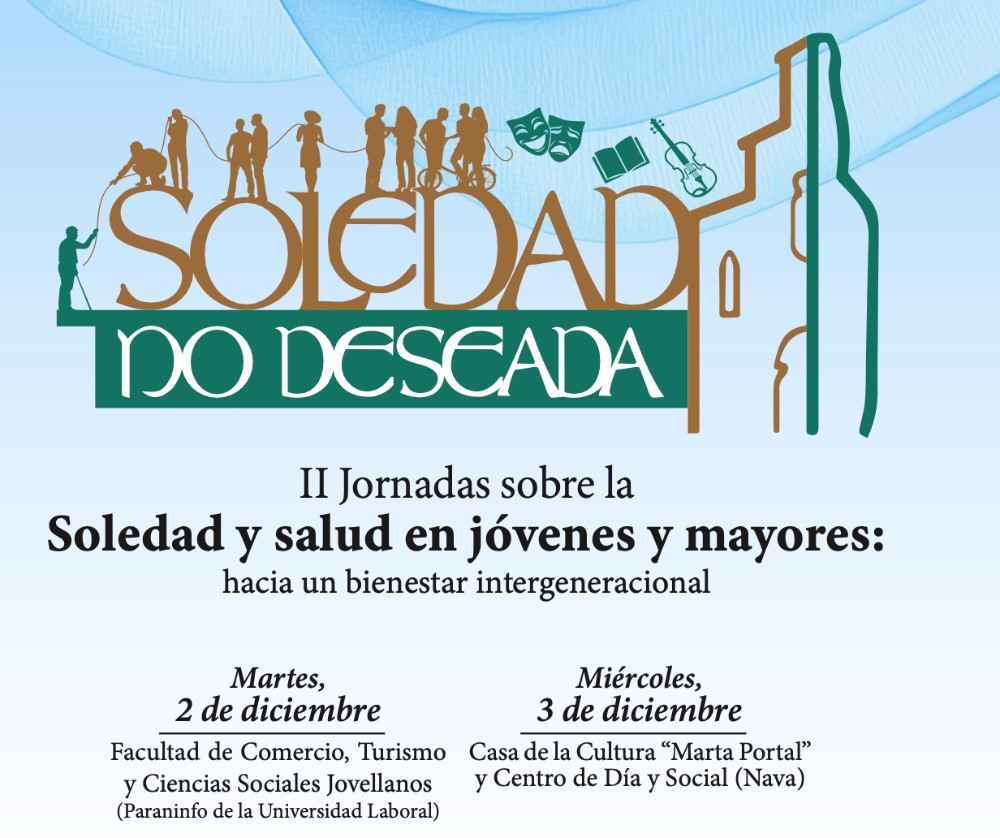 Las II Jornadas sobre Soledad y Salud reunirán a un centenar de expertos para abordar la soledad no deseada en jóvenes y mayores