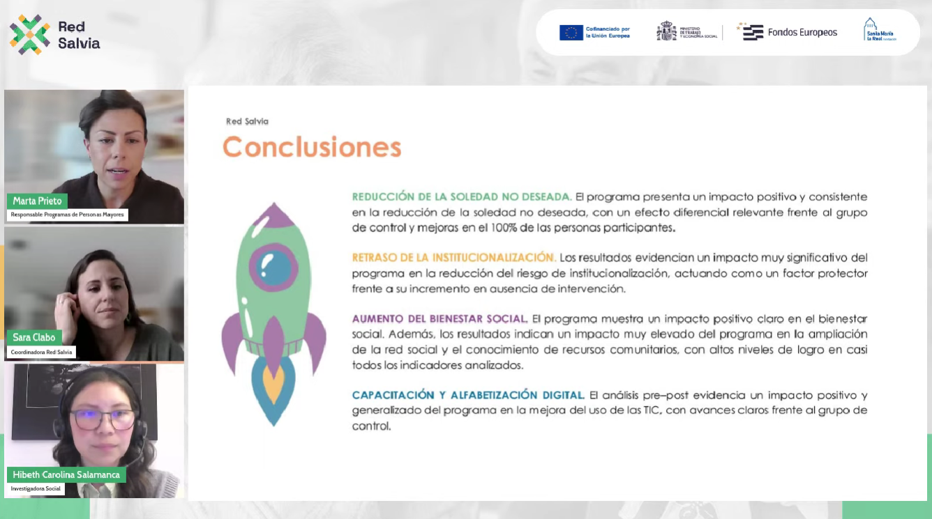 Cerca del 42% de las personas mayores no conoce ningún servicio de prevención o acompañamiento frente a la soledad no deseada