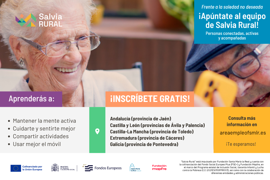 ‘Salvia Rural’ regresa en agosto para reducir la soledad no deseada y promover el envejecimiento activo en el entorno rural